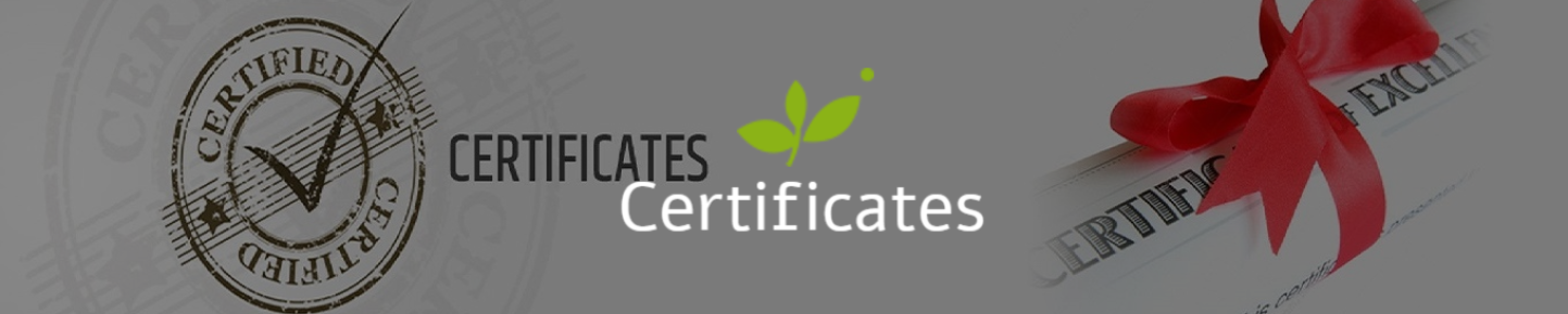 Certificates